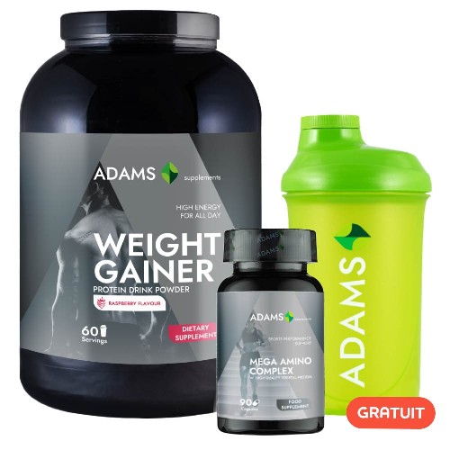 Pachet Mega (zmeura) + Shaker Adams gratuit