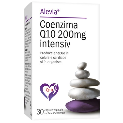 Coenzima Q10 200mg, Intensiv, 30cps, Alevia