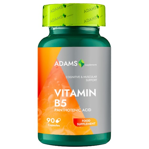 Vitamin B5 Panthotenic Acid, 90cps, Adams Supplemenets