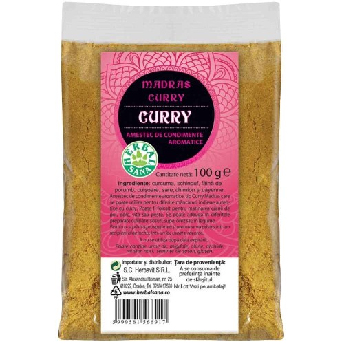 Pulbere Curry, 100g, HerbalSana