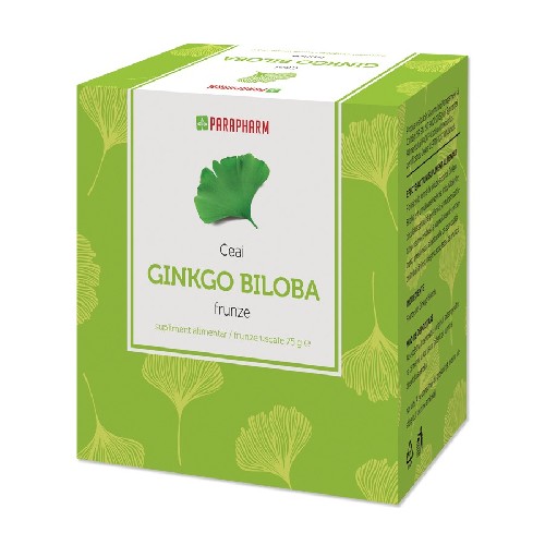 Ceai Gingko Biloba 75gr Parapharm