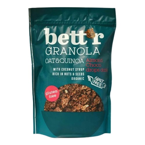 Granola Migdale Ciocolata Fara Gluten Eco 300g, Bio Holistic