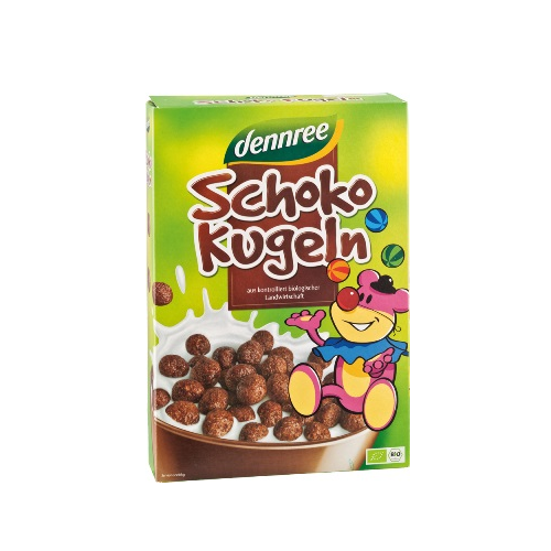 Cereale Bilute cu Ciocolata 250gr Dennree