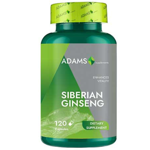 Ginseng Siberian 1000mg 120cps, Adams