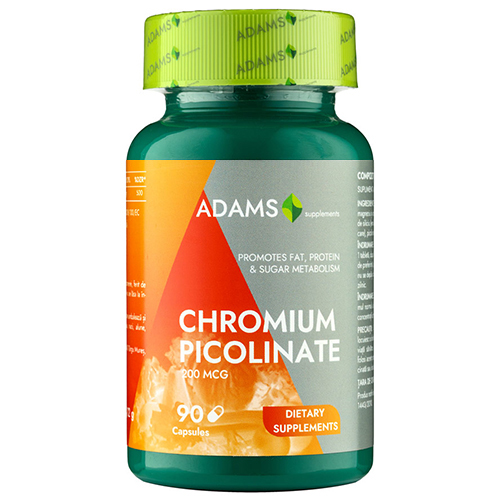 Chromium Picolinate 200mcg, 90cps, Adams Supplements