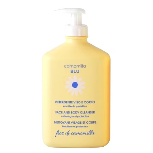 Gel pentru curatarea fetei si corpului, delicat si protector 500ml Camomilla Blu