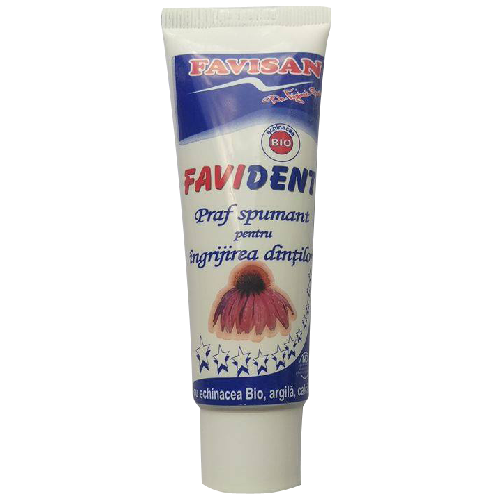 Favident Praf Spumant pentru Dinti 50ml Favisan