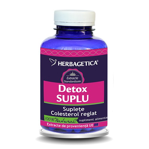 Detox Suplu 120cps Herbagetica