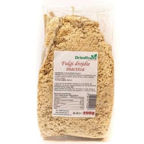 Fulgi Drojdie Uscata Inactiva 200g, Driedfruits