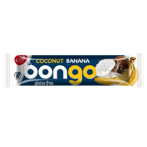 Baton Bongo cu Cocos si Banana, fara gluten, 40g, Celita