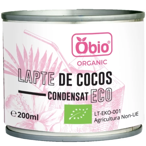 Lapte Cocos Condensat Eco 200ml Obio