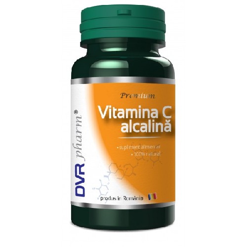 Vitamina C alcalina, 60cps,  DVR Pharm