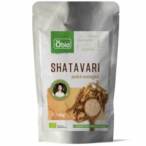 Shatavari Pulbere, 60gr, Obio