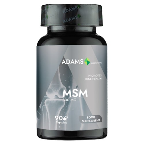 MSM 800mg, 90cps, Adams Supplements