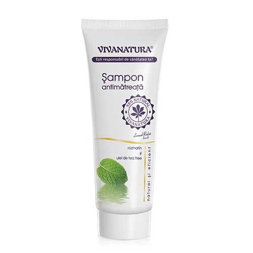 Sampon Antimatreata cu Rozmarin si Tea Tree 250 ml Viva Natura