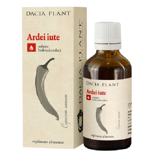 Tinctura Ardei Iute 50ml Dacia Plant