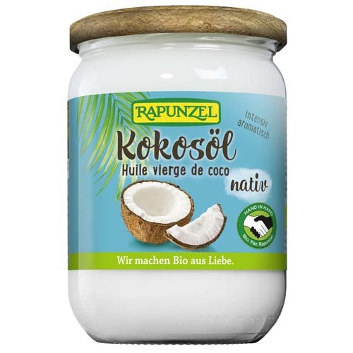 Ulei De Cocos, extravirgin, presat la rece, 400g, Rapunzel