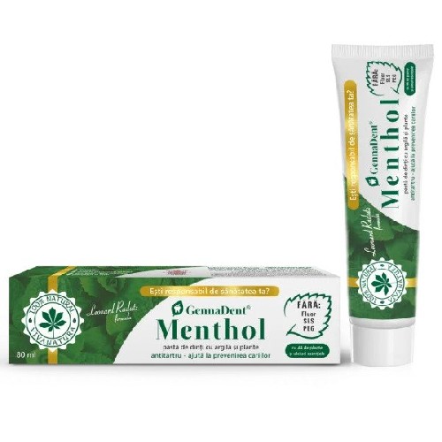 Pasta Dinti Gennadent Menthol 80ml Vivanatura