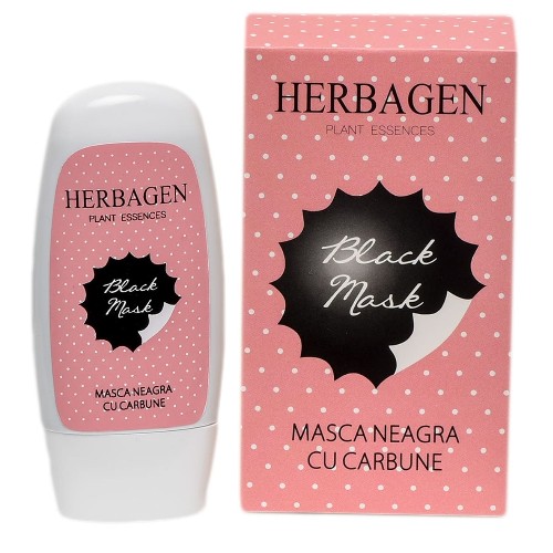 Masca neagra cu carbune, 50g, Herbagen