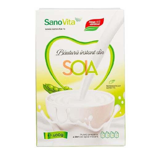 Bautura Instant Soia Pudra 400gr Sano Vita