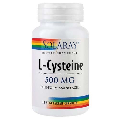 L-Cysteine 500mg, 30cps, Solaray