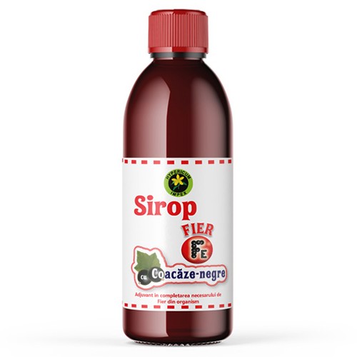 Sirop Fier si Coacaze Negre 500ml Hypericum