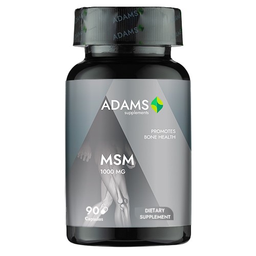 MSM 1000mg, 90cps, Adams Supplements