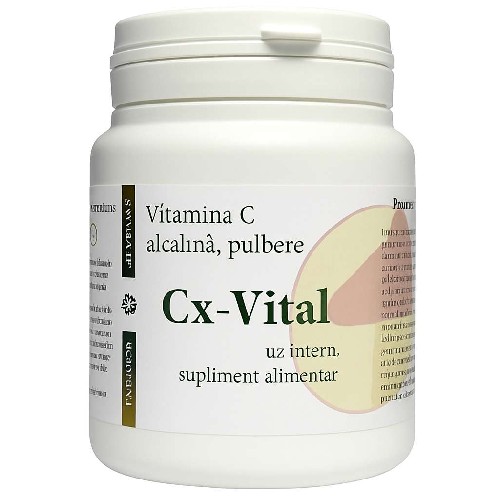 Vitamina C Alcalina Tamponata Pulbere, 250g, AquaNano