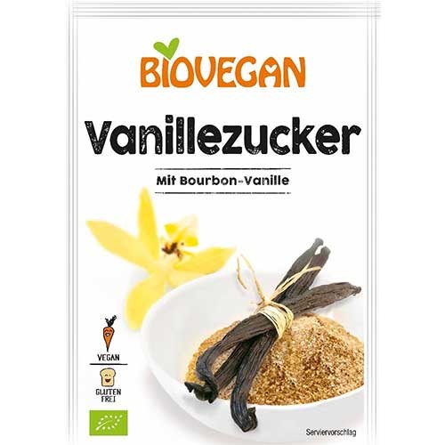 Zahar Vanilie Bourbon Integral Pachet 4*8g Biovegan