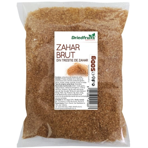 Zahar Brut din Trestie 500g, Driedfruits