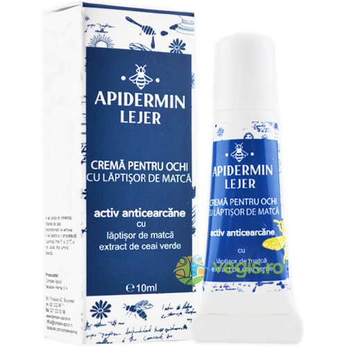 Apidermin Lejer Crema pentru Ochi cu Laptisor de Matca 10ml