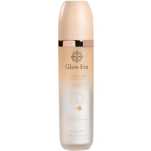 Crema de fata Antirid cu protectie solara, SPF50, 50ml, Glow Era