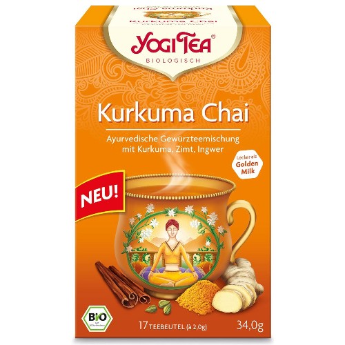 Ceai cu Curcuma, Eco, 17 plicuri, Yogi Tea