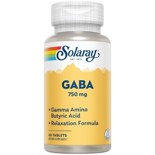 GABA 750mg, 60 tab, Solaray