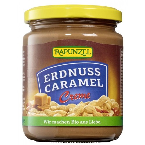 Crema arahide cu caramel, 250g, Rapunzel