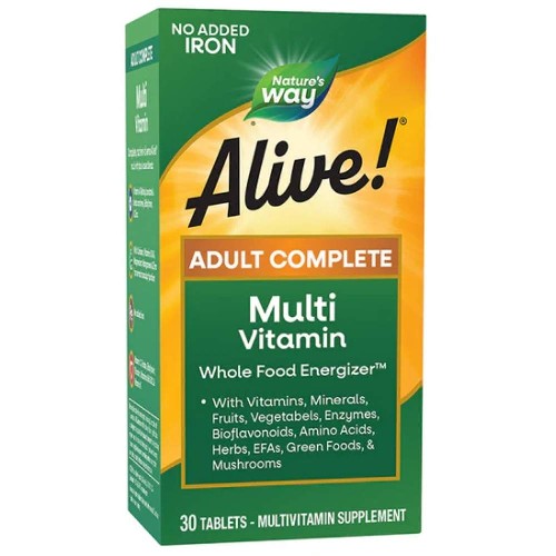 Alive! fara fier adaugat, 30tab, Natures Way