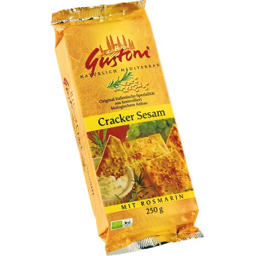 Biscuiti Crocanti cu Susan si Rozmarin Eco 250g Gustoni