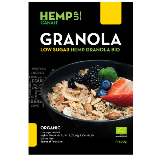 Granola Low Sugar Canepa Eco 400g, Canah