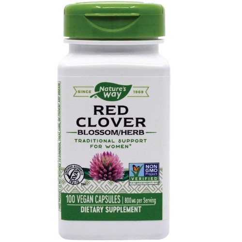 Red Clover Blossoms, 100cps, Natures Way