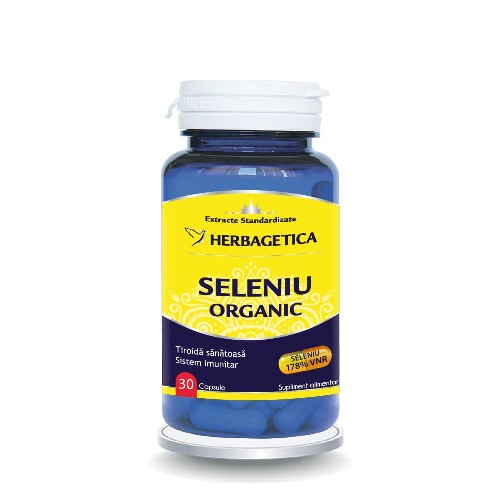 Seleniu Organic 30cps Herbagetica