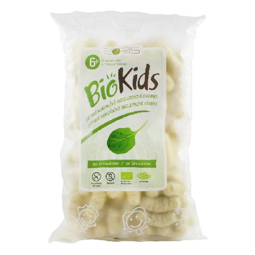 Pufuleti Bio cu spanac, 55 g, BioKids