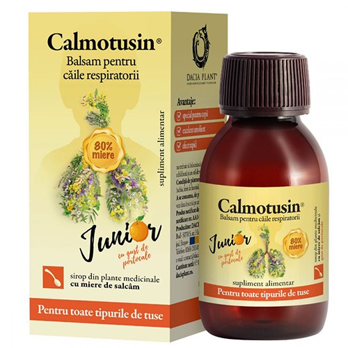 Sirop Calmotusin Junior Portocale 100ml Dacia Plant