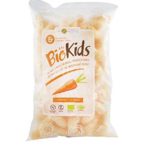 Pufuleti Ecologici cu Morcov, 55g, Biokids