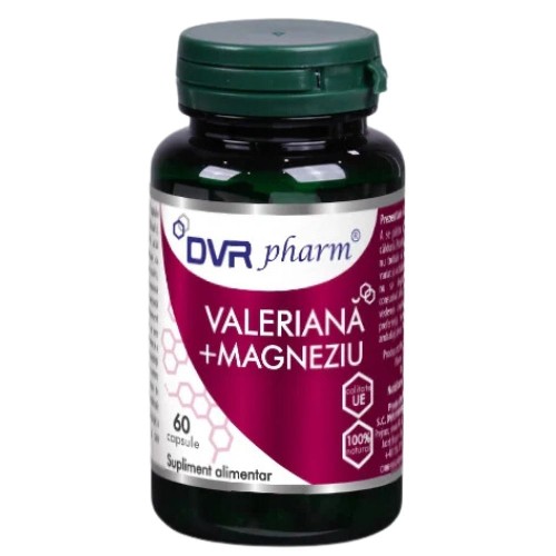 Valeriana+ Magneziu, 60cps, DVR Pharm