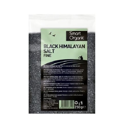 Sare Neagra de Himalaya Fina 250g Smart Organics