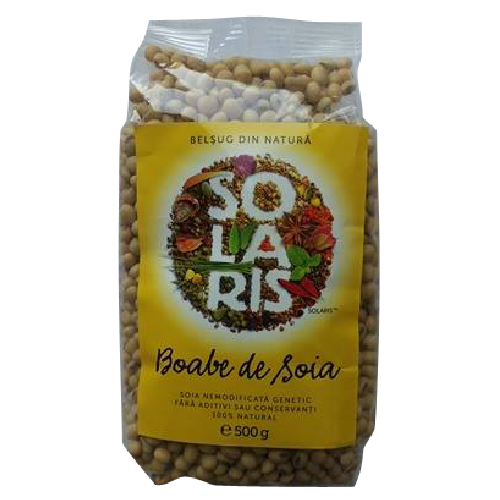 Soia Boabe Nemodificat Genetic 500g Solaris