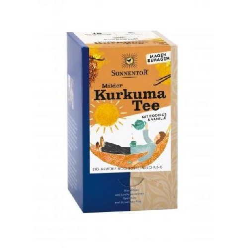 Ceai Turmeric Fin cu Rooibos si Vanilie 18plicuri, Sonnentor