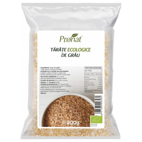 Tarate Grau Alimentar Eco 200g, Pronat