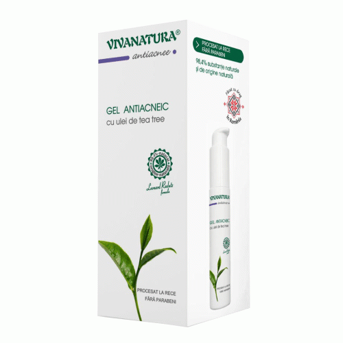 Gel Antiacneic Tea Tree 50ml Vivanatura