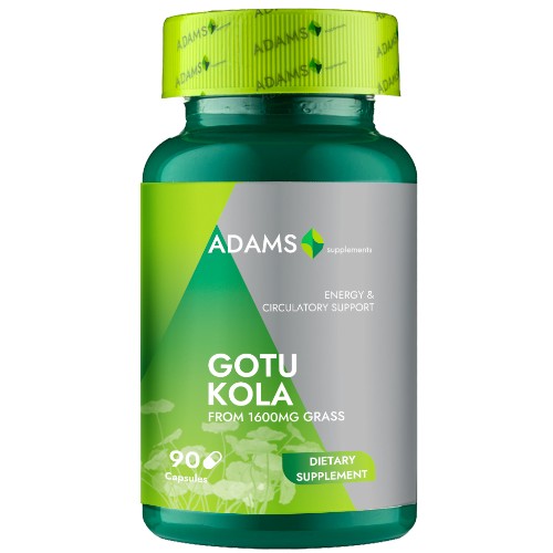 Gotu Kola 400mg, 90cps, Adams Supplements